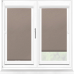Polaris Blackout Taupe Perfect Fit Roller Blind
