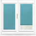 Polaris Blackout Teal Perfect Fit Roller Blind